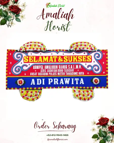 Papan Bunga Ucapan Selamat Mangunharja
